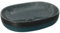 Kangqiling Aufsatzwaschbecken Türkis Oval 59 x 40 x 14 cm Keramik, Türkis, 155101