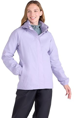 Mountain Warehouse Pakka Womens Waterproof Rain Jacket Lilac 12