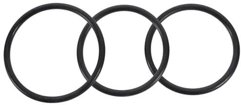 MAGICLULU 3 Stück Schwarze Gummiringe für Klangschalen Leichtes Material zur Verhinderung von Schalenabweichungen für Buddhistische Klangschalen und Klangschalenzubehör