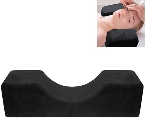 Deciniee Wimpernkissen U-Förmiges: Ergonomisches Nackenkissen Wimpern Kissen - Flanellkissen Wimpernverlängerung Kissen für Schönheitssalon Zuhause-Kompressionsverpackung unter Vakuum
