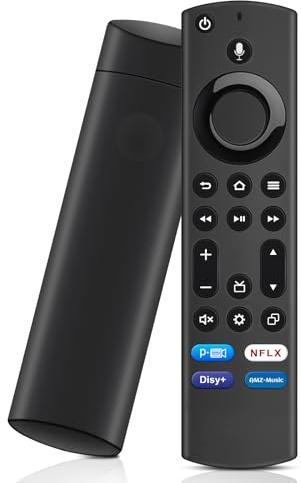 Ersatz-Sprachfernbedienung (4th Gen), Ersatz Fernbedienung mit Sprachfunktion Passend für Smart TVs Stick 2nd Gen & 3rd Gen,Passend für Smart TV Cube 1st Gen & 2nd Gen