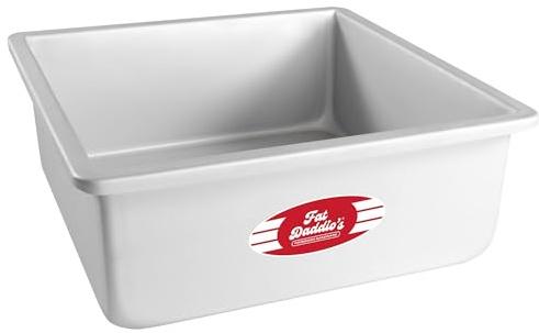 Fat Daddio's Anodized Aluminum Square Cake Pan, 10 x 4 Inch