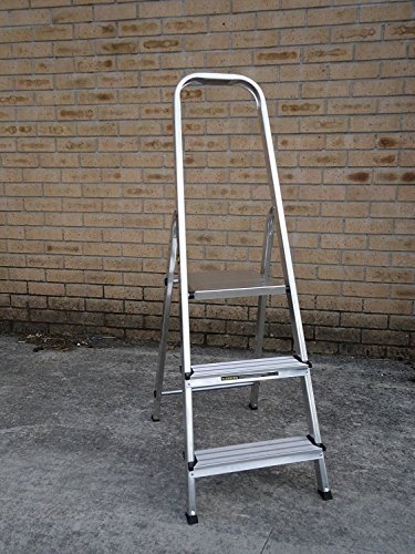 Youngman 3 Tread Atlas Trade Light Weight Aluminium Platform Step Ladder