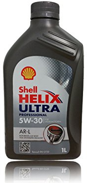 Shell Helix Ultra Professional AR-L, 5W-30 Fully Synthetic Motor Oil, For Diesel Engines, 1 L