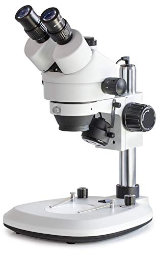KERN Optics Stereo-Zoom Mikroskop, Trinokular Tubus, 0.7x - 4.5x Objektiv, 1W LED Auflicht, 1W LED Durchlicht