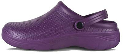 Work Team Zoccoli EVA Unisex, ultraleggero, ergonomico, anatomico, con camera ortopedica, morbido per i piedi, da uomo, viola 44/45