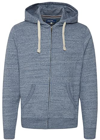 Blend BHBHAlton Zipthrough Sweatshirt Zipthrough Sweatshirt Herren Sweatjacke Kapuzenjacke Hoodie mit Kapuze, Größe:XL, Farbe:Dark Navy Blue (74645)