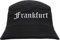 HB_Druck Frankfurt Fischerhut - Bucket Hat - Bestickt - Schwarz S/M