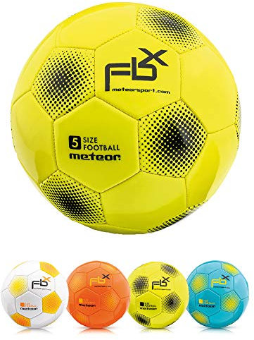 meteor Ballon de Football d’Entraînement FBX – Tailles 5/4 / 3/1 – Ballon de Foot Résistant pour Enfants, Adultes et Loisir Extérieur