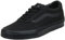 Vans Women's Ward Sneaker, Canvas Black Black, 4.5 UK