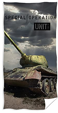 Carbotex Beach Towel Badetuch 70 x 140 cm Grau Geometrisch
