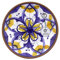 CERÁMICA RAMBLEÑA | Piatto Decorativo da Appendere per Parete | Piatto Ceramica 100% Decorato a Mano | Piatto da Parete - Modello D41 | Fatto in Spagna 28x28x4.5 cm