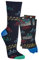 krautwear Herren Damen 2 Paar Lustige Bunte Gemusterte Fun Sneaker Socken Witzige Strümpfe Baumwolle (36-41, Fahrrad)