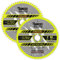 2 x SCCSW250K1 SabreCut 250mm 60T and 100T x 30mm Bore Fineline Thin Kerf Wood Plywood MDF Chipboard Cross Cutting and Rip Cutting Saw Blades