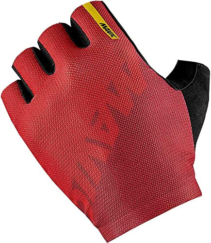 MAVIC Kurzfingerhandschuhe Herren rot/schwarz