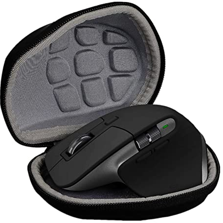 Annadue Harte Reisetasche für MX Master Serie Kabellose Maus, Maus Tragetasche Maus Aufbewahrungstasche Schutz Hülle Etui Tasche für MX Master 3/MX Master 2S/MX Master