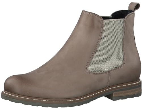 Tamaris Damen Klassische Ballerinas, Frauen Flats,TOUCHit-Fußbett,Slip-ons,klassisch elegant,Ballerinen,Pumps,Halbschuhe,Slipper,Taupe NUBUC,40 EU