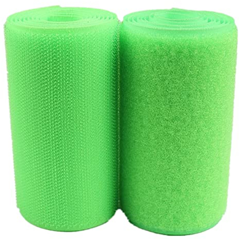 YunYunStrap 100mm Klettband zum Aufnähen, Hakenband und Flauschband Nicht selbstklebend für DIY Handwerk, Einrichtung, Kleidung