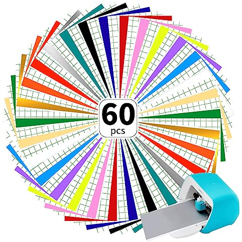 Smart Vinyl Permanent für Cricut Joy, 14cm*30.5cm Vinylfolie Plotter, Transferfolie Plotter Set für Laptops, Telefone, Wände und mehr