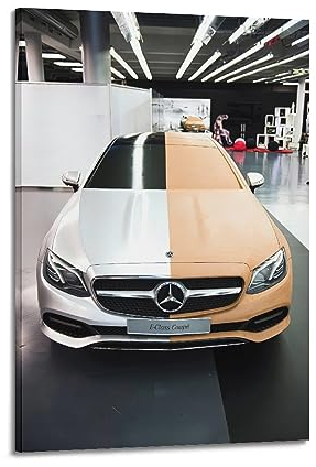 KTIN Luxus-Auto-Poster AMG CLS 63 S C218 Sportwagen-Poster, dekoratives Gemälde, Leinwand, Wandposter und Kunstdruck, modernes Familienschlafzimmer-Dekor-Poster, 50 x 75 cm