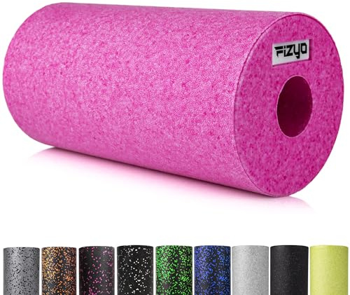 FIZYO Faszienrolle Wirbelsäule EPP Foam Roller 30 x 15 cm pilates rolle | Yoga Rolle & Faszienrolle Oberschenkel für Beine, Rücken und Wirbelsäule – Schaumstoffrolle zur Selbstmassage, Rosa