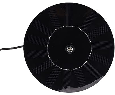 Panel Solar de 10W, Placa de Montaje de Monitor, Luz de 5V para Soporte Redondo, Cargadores de Batería Solares de Forma Redonda, Kits de Carga