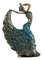 TOPPERFUN 1stk Pfau-tänzer-Ornament Tanzende Mädchenstatue Tänzerdekor Für Mädchenzimmer Tanzende Skulptur Tanzendes Paar Figur Ballerina-Statue Pfau Mädchen Liebhaber Kuchen Kosmetik Harz