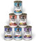 DOGGY Dog Paté Mix 1, 6 x 400 g, Nassfutter für Hunde im Probierpaket, getreidefreies Hundefutter mit Lachsöl und Grünlippmuschel, Alleinfuttermittel mit hohem Fleischanteil, Made in Germany