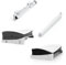 Supporto orizzontale della console per PS5 Pro/PS5 Slim, console di gioco base Stand Holder Accessori per Sony Playstation 5 Slim, console di gioco Desk Stand Storage Rack (bianco)