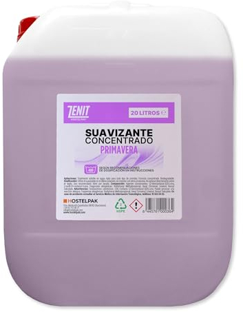 Hostelpak | 20 l | TextilWeichspüler mit Frühlingsduft | 400 Wäschen | Weichspüler | Wäscheparfüm