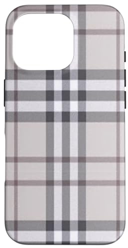 Tartan Plaid Telefon Hülle für iPhone 16 Pro