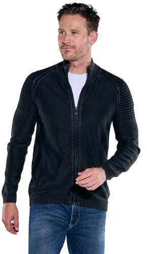 engbers Herren Cardigan Uni, Anthrazit