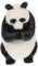 Abaodam Panda Kuscheltier Panda Plüschtier Realistisches Panda Modell Deko Figur Für Zuhause Mikro Landschaftsgestaltung Tierfigur Als Oder Party Favor Hochwertige Plastik Panda Statue