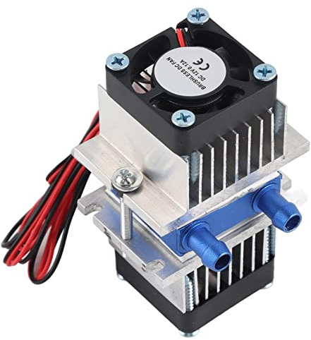 Gearwell Halbleiter Kühler, 120W Thermoelektrische DIY Klimaanlage, DC 12V Tragbares Peltier Wasser-Kühlsystem, Mini-Klimaanlage für DIY-Projekte