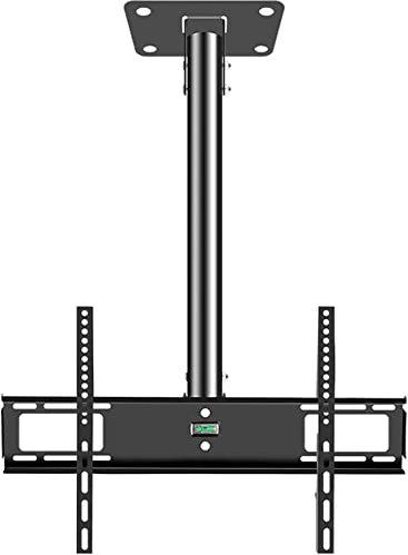 KCGCIHMS Soporte de TV para televisores de 26 a 50 de Pantalla Plana, VESA 400 x 400 mm, Soporte de Montaje en Techo para televisores ultradelgados, Distancia Entre el televisor y el Tech