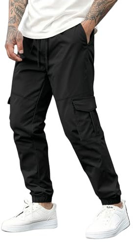 Pantalon Tactique Homme Casual Pantalon De Travail Homme Militaire Slim avec Poche Pantalon Leger Chic Pantalon Moto Vêtements Homme Mes Commandes Passées XL