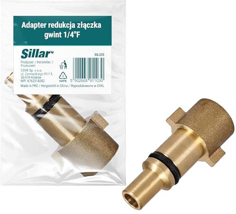 Sillar Adapter for high Pressure Cleaners 1/4 160 bar Compatible with Nilfisk, Stihl, Husqvarna high Pressure Cleaners - Replacement