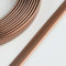 Peel And Stick Wall Trim Molding, Wall Molding Trim, Self-Adhesive Wall Trim Strips, Decorative Trim, Edging Trim, Transition Strips, Flat Transition Strip, For Wall, Mirror, Door, Wardrobe(Bronze,100