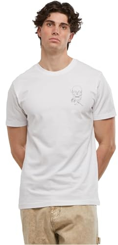 Mister Tee Herren Skull One Line Tee