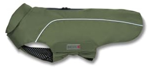 Wolters Regenjacke Easy Rain | Perfekter Schutz bei Regenwetter für Hunde | Farbe Moosgrün Gr. 60 (Rückenlänge 59-61 cm)