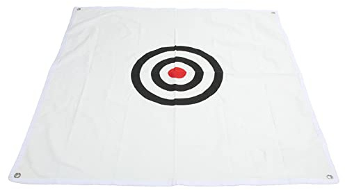Julihai Training Target Cloth, Thickened Canvas Practice Hit Mat with Reinforced Corners for Baseball Soccer Indoor Outdoor Swing Practice 144 X 144cm