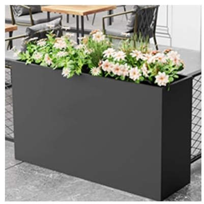 Utomhus Flower Box Fence Commercial Street Coffee Shop Utomhusstaket Blommalåda