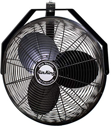 Air King 9518 18-Inch Industrial Grade Wall Mount Fan, 1/6-Horsepower