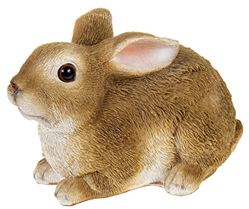 SIDCO Hase Dekofigur Kaninchen Figur Gartendeko lebensecht Häschen Garten