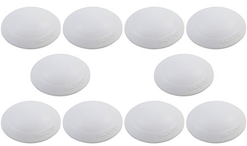 10er Danto® Spar Pack Türpuffer BUMMS weiß, Ø 60 mm Höhe: 15 mm, aus Kunststoff