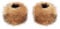 Futrzane Classic Manschetten - Fell Stulpen Damen - Pelz Pulswärmer Handstulpen (Beige Classic)