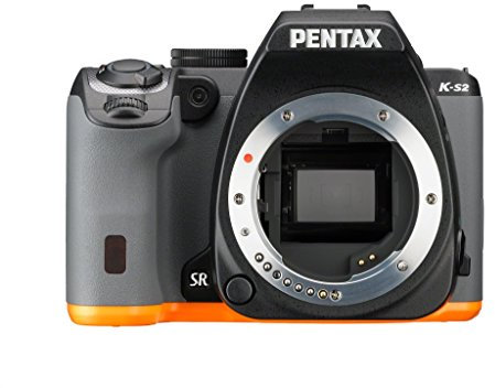 Pentax K-S2 20MP Wi-FI activé étanché SLR Corps Seul (Noir/Orange)