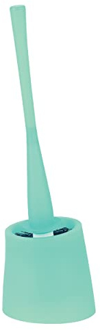 Spirella WC Bürste Klobürste Toilettenbürste hochwertig „Move“ mit hygienischem Behälter ØxH: 12,5 x 40cm - Minz Grün