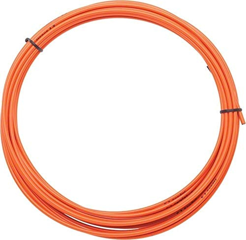 Jagwire Sport 4 mm LEX-SL Universal Fahrrad Schalthebelgehäuse | Bulk Rolle | Jagwire 4 mm Sport-Schaltwerkgehäuse mit Slick-Lube-Innenfutter, Orange, 10 m