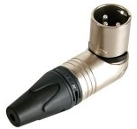 NEUTRIK - NC3MRX XLR-Stecker, Nickel, Rechtwinklig 607050